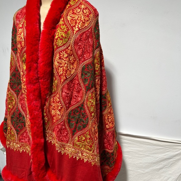 Pashmina shawl stole scarf for women | Wedding shawl | Bridal shawl | Shawl for - Picture 2 of 8